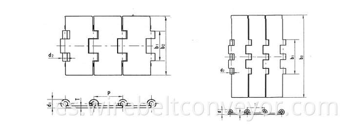 Flat-top chain plate